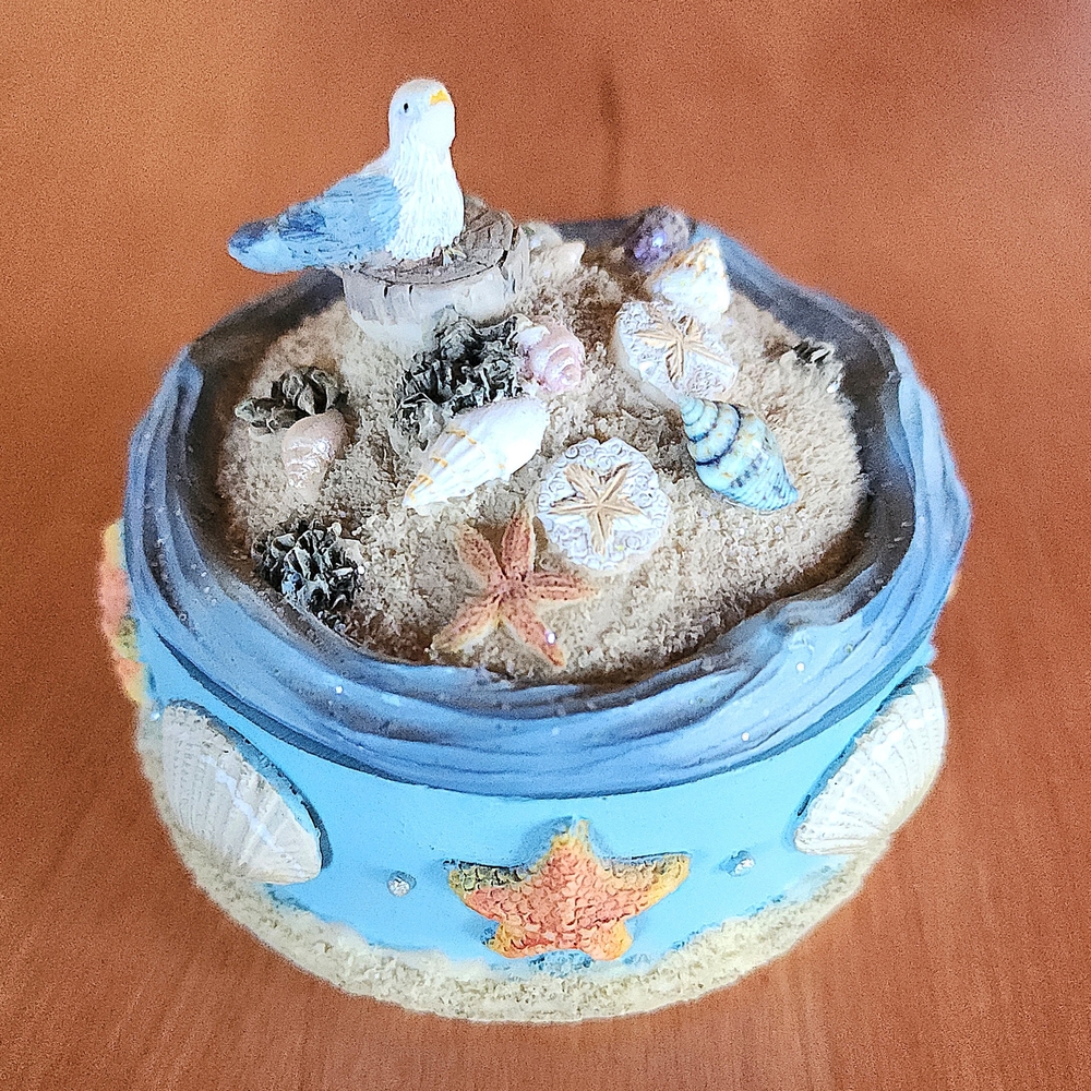 Seaside Themed Decorative Storage Box